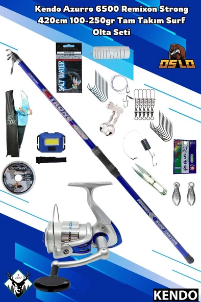 Kendo Azurro 6500 Remixon Strong 420Cm 100-250Gr Tam Takım Surf