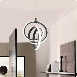 Venita Siyah Modern Sarkıt Led Avize