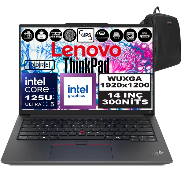 Lenovo Thinkpad E14 Gen6 Intel Core Ultra 7 155H Ddr5 32GB 1tb SSD