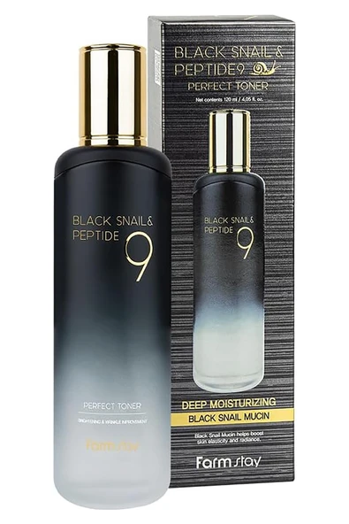Farmstay Black Snail & Peptide9 Perfect Toner 120ml