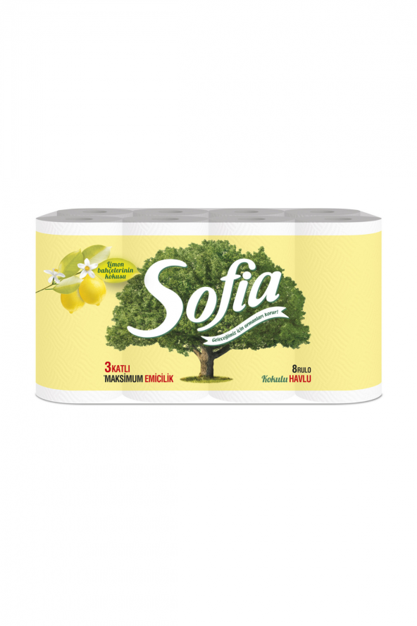 Sofia Limon Kokulu 8'li Kağıt Havlu Fiyatları, Özellikleri ve