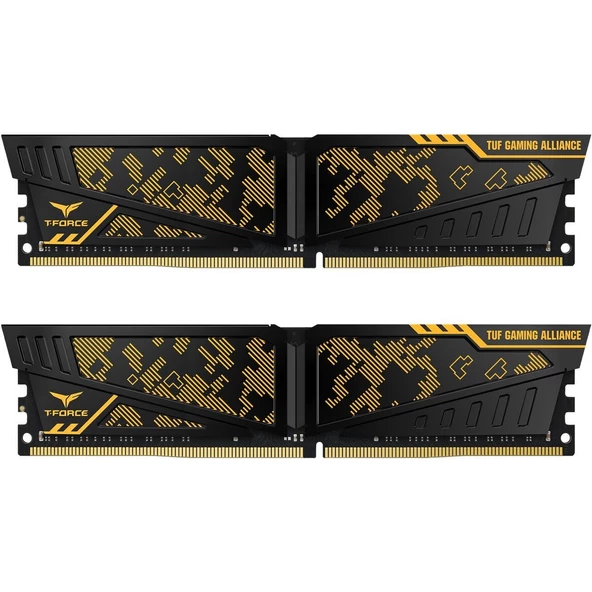 TEAM 16GB (2X 8GB) DDR4 3200MHZ CL16 DUAL KIT RGB PC RAM TFORCE