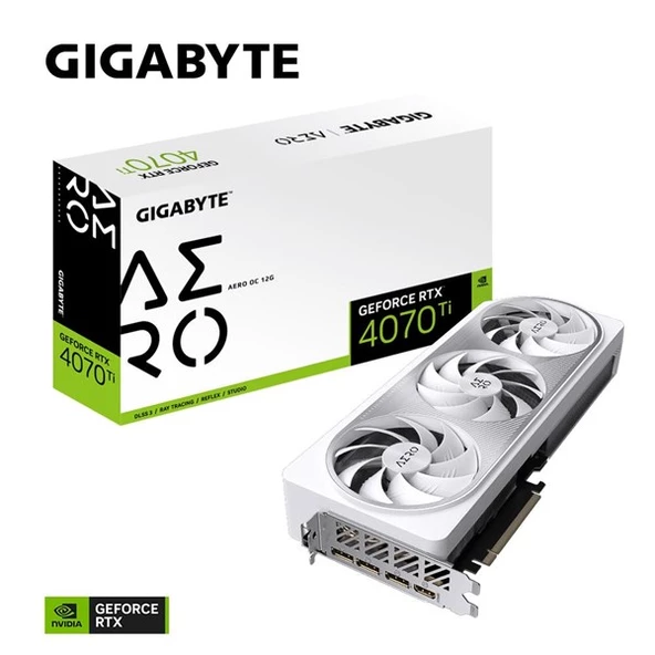 Gigabyte RTX 4070 TI Aero OC 12G GV-N407TAERO OC-12GD 192 Bit