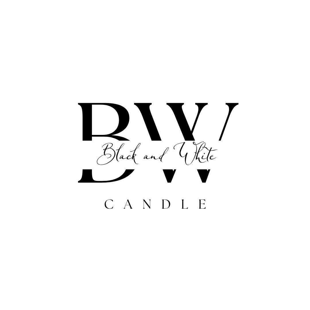 Black and White Candle